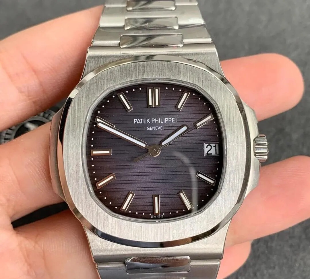 Patek Philippe Nautilus 5711 PPF Factory 1:1 Best Edition Replica Watch V4 Gray Dial Swiss Cal.324 SC